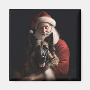 Aimant Berger belge Saint-Nicolas Fête de Noël