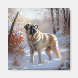 Aimant Berger d'Anatolie Qu'il neige Noël
