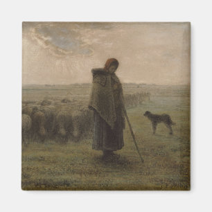 Aimant Bergère et son troupeau   1862-63