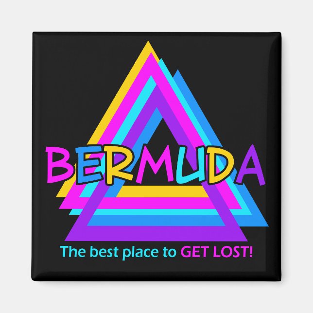 Aimant BERMUDA TRIANGLE (Devant)