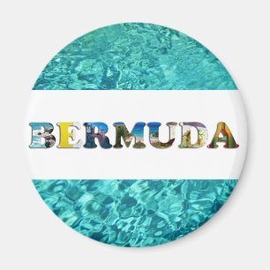 Aimant Bermuda Tropical Beach Blue Ocean Travel Photos