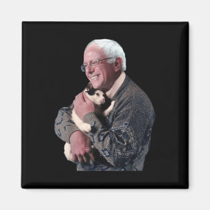 Aimant Bernie Sanders Accroche Cat Chemise mignonne Anima