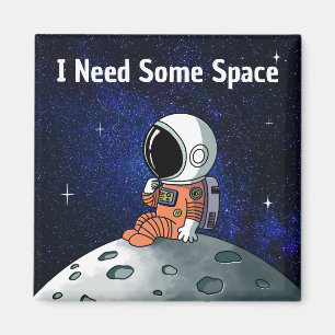 Aimant Besoin d'espace, Astronaute, Spationaute, Sur mesu