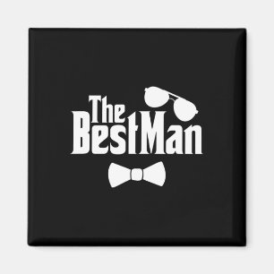 Aimant Best Man Friends Groom Bride Mariage Couple Bachel