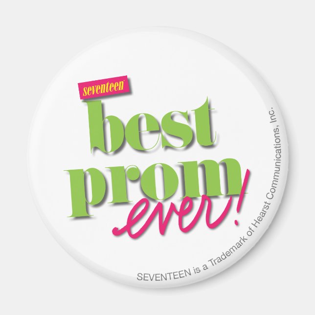 Aimant Best Prom Ever - Vert (Devant)