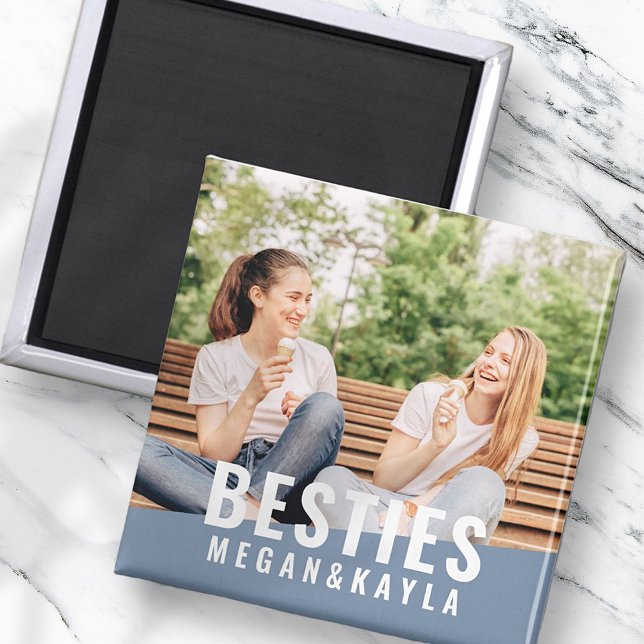 Aimant Besties Pour Les Meilleurs Amis BFF Photo Chic Mod (Créateur téléchargé)