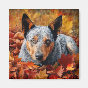 Aimant Bétail australien en automne Feuilles automne Insp