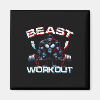 Aimant Bête Silverck Deadlift Blagues de gym Gorille Entr