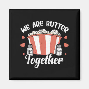 Aimant Beurre De Popcorn Graphique Salé Pâté Maïs Le
