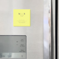 Beurre Monogramme Jaune Mariage Enregistrer la dat