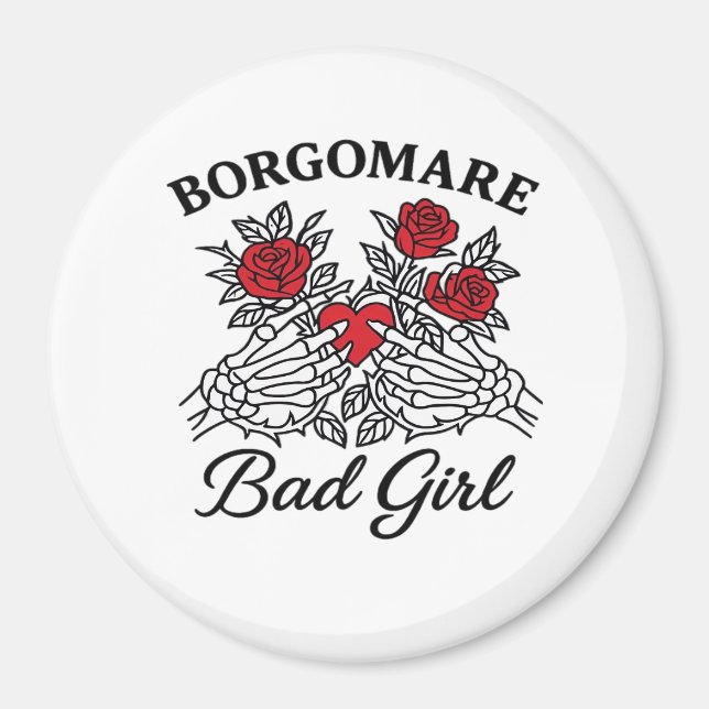 Aimant Bgm Bad Girl II Classic - Squelette Mains de coeur (Devant)