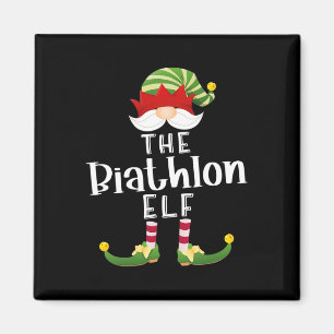 Aimant Biathlon Elf Group Noël Funny Pajama Party