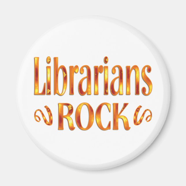 Aimant Bibliothécaire Rock (Devant)