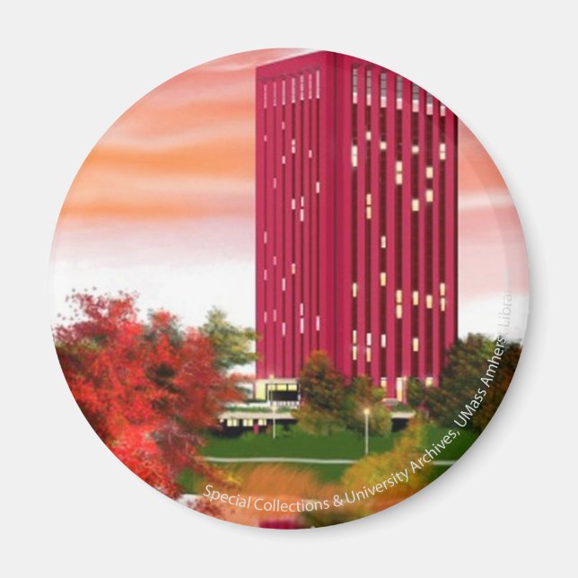 Aimant Bibliothèque à l'automne par Tam Nguyen (Devant)