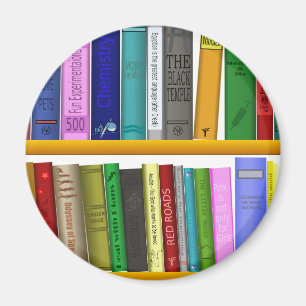 Aimant bibliothèque bibliothèque bibliothèque lecture