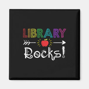 Aimant Bibliothèque Rocks Professeur Étudiant Amusant Ck