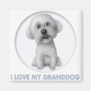 Aimant Bichon Frise Granddog