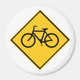 Aimant Bicyclette pour panneau routier