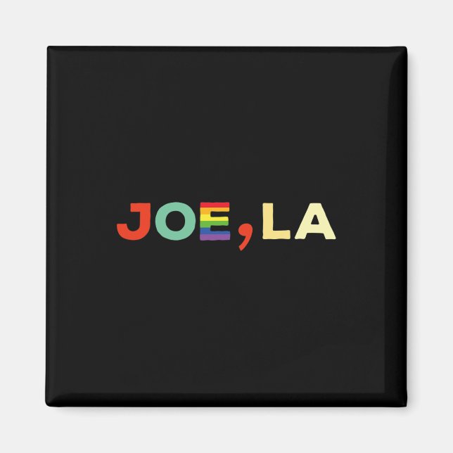 Aimant Biden Comma La Kamala Harris Funny Gay pride Rainb (Devant)