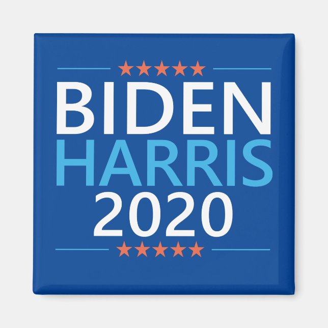 Aimant Biden Harris 2020 pour l'élection présidentielle a (Devant)