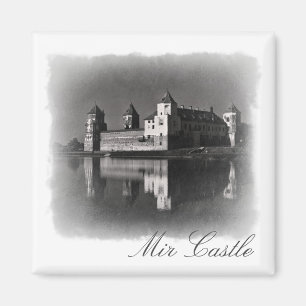 Aimant Biélorussie Mir Château Architecture Peinture Magn