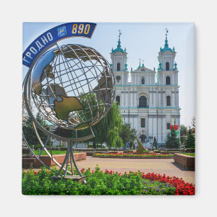 Aimant Biélorussie Paysage urbain de Grodno Architecture 
