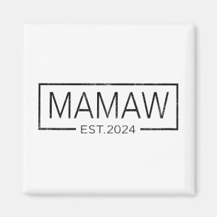 Aimant Bientôt Être Mamaw 2024 Fête des mères Mamaw Est 2