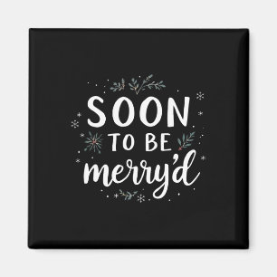 Aimant Bientôt Merryd Noël Engagé Couple Matchin