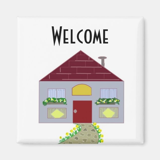 Aimant Bienvenue (Devant)