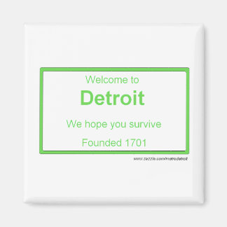 Aimant Bienvenue à Detroit
