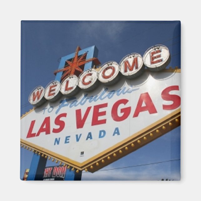 Aimant Bienvenue À Las Vegas (Devant)