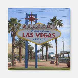 Aimant Bienvenue À Las Vegas Magnet!