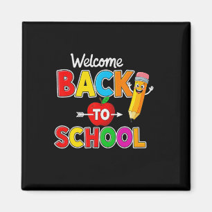 Aimant Bienvenue à l'école enseignants élèves premier jou