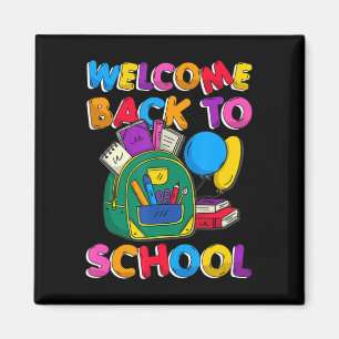 Aimant Bienvenue À L'École Premier Jour De L'École