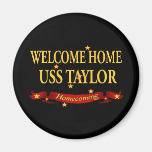 Aimant Bienvenue Accueil USS Taylor