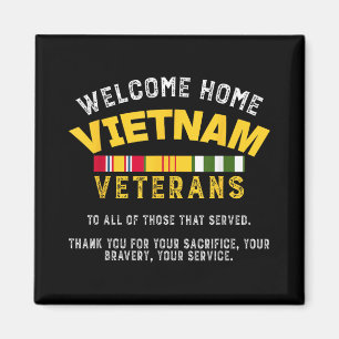 Aimant Bienvenue Accueil Vietnam Anciens Combattants - Vi