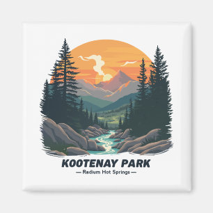 Aimant Bienvenue au parc national canadien Kootenay