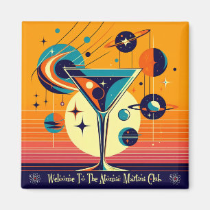 Aimant Bienvenue dans le club Martini de l'ère spatiale