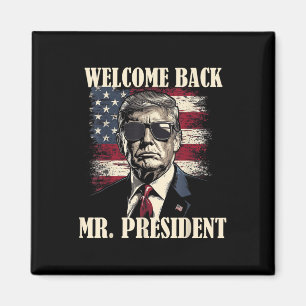 Aimant Bienvenue M. le Président Donald Trump Victoire