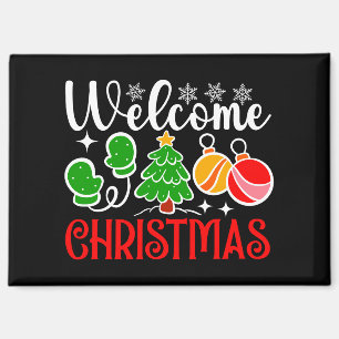 Aimant Bienvenue Noël