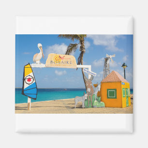 Aimant Bienvenue point photo en mer à Bonaire.JPG
