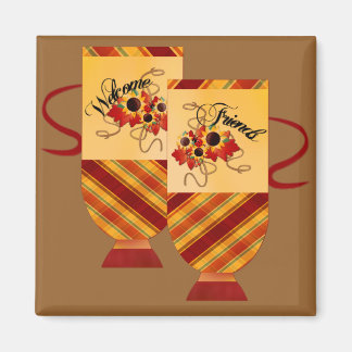 Aimant Bienvenue pour la fête de Thanksgiving