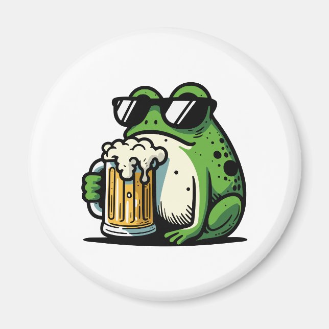 Aimant Bière cool (Devant)