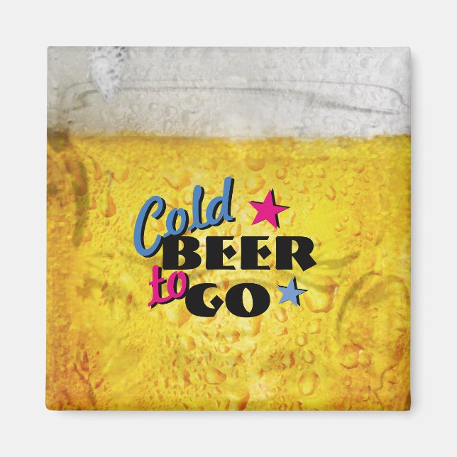 Aimant Bière Froide À Aller (Devant)