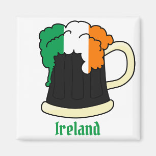 Aimant Bière irlandaise de Guinness de drapeau