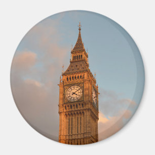 Aimant Big Ben dans l'aimant rond de Londres