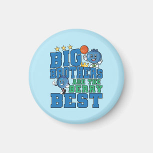 Aimant Big Brothers are the Berry Best - Blueberry Pun