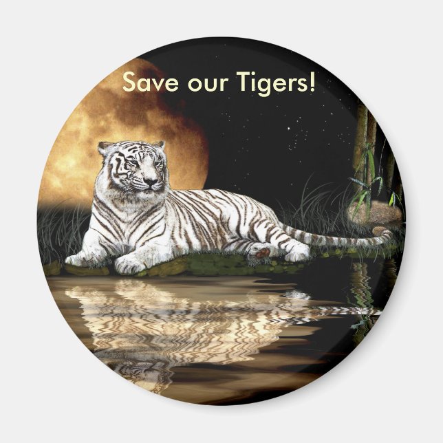 Aimant BIG CAT Espèces en péril série (Devant)