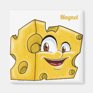 Aimant Big Cheese - Drôle caractere Jaune amusant