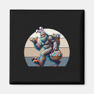 Aimant Big Foot Avec Des Oreilles De Lapin Volant Un Pani